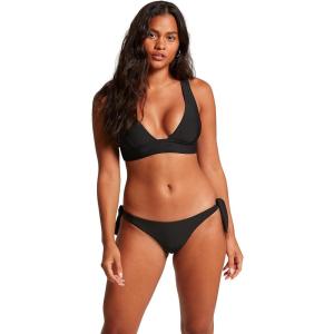 Volcom Women’s Full Bikini Bottom – Low-Rise Swim Bottom with Full Coverage, Made from Recycled Fabric(Evening)