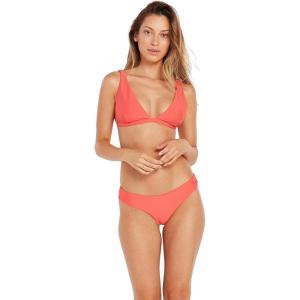 Volcom Women’s Simply Seamless Cheeky Bikini Bottom (Regular & Plus Size)(Pistol Punch)