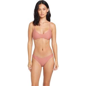Volcom Women’s Simply Solid V Beach Pant Bikini Bottom(Mauve Rose)