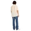 Volcom Men’s Flaxstone Short Sleeve Button Down Shirt Off-White