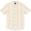 Volcom Men’s Flaxstone Short Sleeve Button Down Shirt Off-White