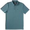 Volcom Men’s Hazard Performance Short Sleeve Lightweight Golf Polo(Storm Blue)