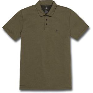 Volcom Men’s Hazard Performance Short Sleeve Lightweight Golf Polo(Military Green)