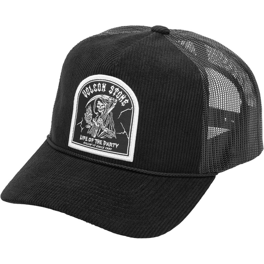 image:imageVolcom Mens Cheese Mesh Trucker HatBlack Shred
