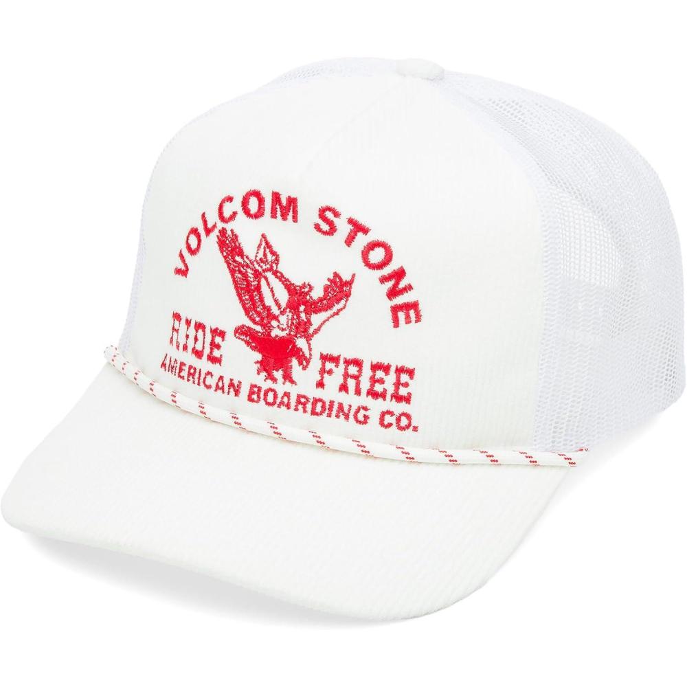 image:imageVolcom Mens Cheese Mesh Trucker HatWhite Shred
