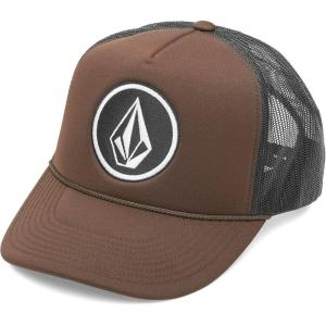 Volcom Men’s Cheese Mesh Trucker Hat(Brnstone)