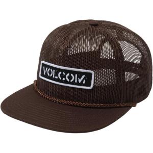 Volcom Men’s Cheese Mesh Trucker Hat(Dk Brown)