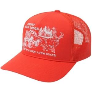 Volcom Men’s Cheese Mesh Trucker Hat(Orange Pop)