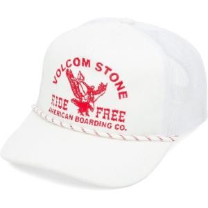 Volcom Men’s Cheese Mesh Trucker Hat(White Shred)