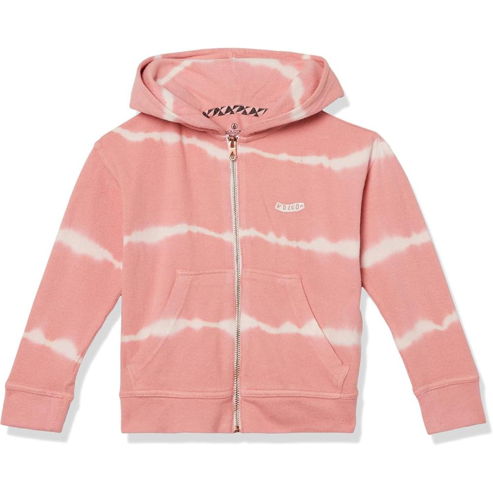 image:imageVolcom Girls Lived in Lounge Zip Fleece SweatshirtSepia