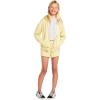 Volcom Girls’ Lived in Lounge Zip Fleece Sweatshirt(Citron)