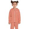 Volcom Girls’ Lived in Lounge Zip Fleece Sweatshirt(Light Mauve)