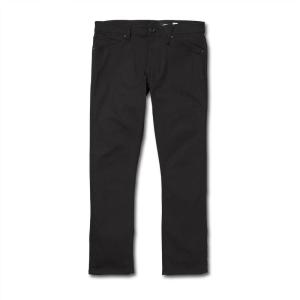 Volcom Men’s Vorta Stretch Denim Jean(Black on Black)