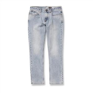 Volcom Men’s Vorta Stretch Denim Jean(Heavy Worn Faded)