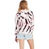 Volcom Women’s Iconic Stone Hooded Fleece Sweatshirt(Black White)