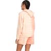Volcom Women’s Iconic Stone Hooded Fleece Sweatshirt(Dark Coral)