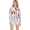 Volcom Women’s Iconic Stone Hooded Fleece Sweatshirt(Black White)