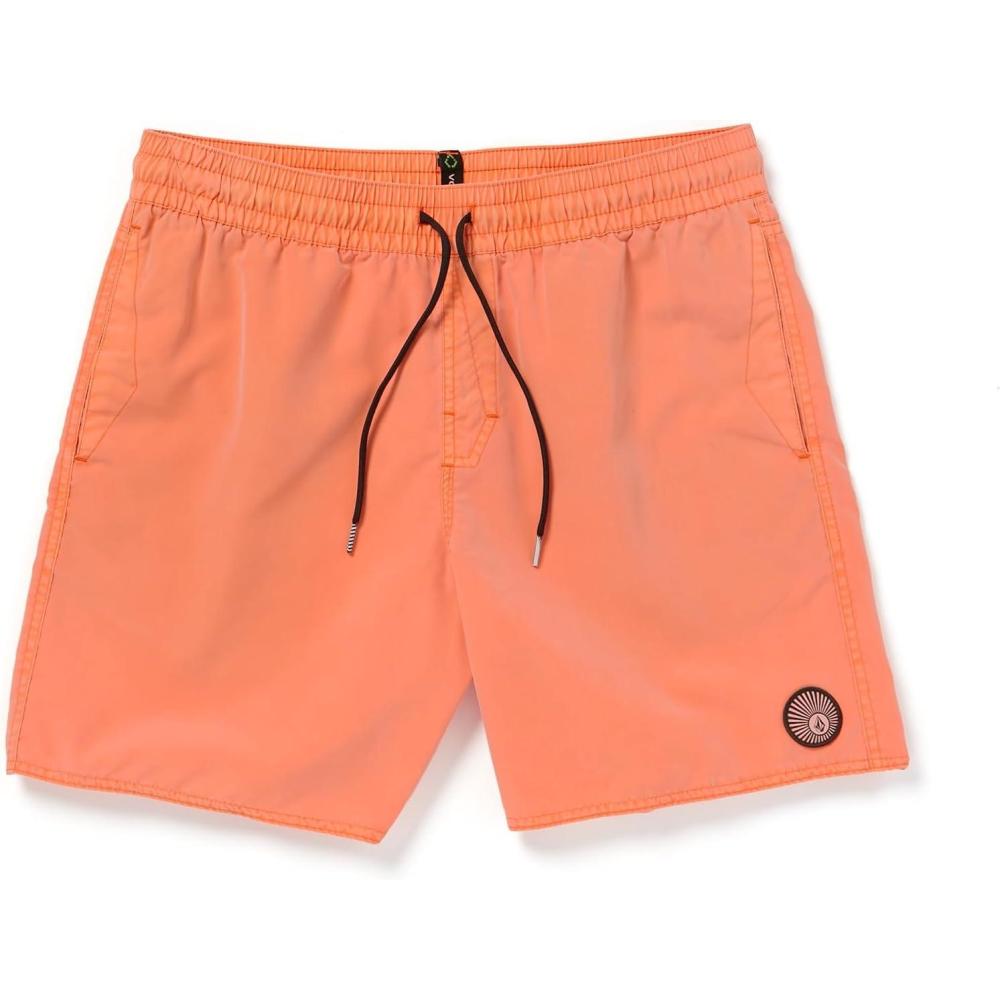 image:imageVolcom Mens 17 Elastic Waist Swim Trunks Stretchable UPF 50 Quick Dry Swim BottomsFlare