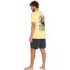 Volcom Men’s 17″ Elastic Waist Swim Trunks- Stretchable, UPF 50+, Quick Dry Swim Bottoms(Black)