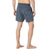 Volcom Men’s 17″ Elastic Waist Swim Trunks- Stretchable, UPF 50+, Quick Dry Swim Bottoms(Dark Slate)