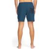Volcom Men’s 17″ Elastic Waist Swim Trunks- Stretchable, UPF 50+, Quick Dry Swim Bottoms(Deep Blue)