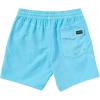 Volcom Men’s 17″ Elastic Waist Swim Trunks- Stretchable, UPF 50+, Quick Dry Swim Bottoms(Resin Blue)