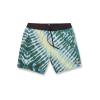 Volcom Men’s 17″ Elastic Waist Swim Trunks- Stretchable, UPF 50+, Quick Dry Swim Bottoms(Multi)