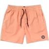 Volcom Men’s 17″ Elastic Waist Swim Trunks- Stretchable, UPF 50+, Quick Dry Swim Bottoms(Peach)