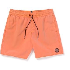 Volcom Men’s 17″ Elastic Waist Swim Trunks- Stretchable, UPF 50+, Quick Dry Swim Bottoms(Flare)