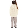 Volcom Girls’ Lived in Lounge Phuz Up Sherpa Zip Fleece Jacket(Cream)