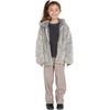 Volcom Girls’ Lived in Lounge Phuz Up Sherpa Zip Fleece Jacket(Cream)