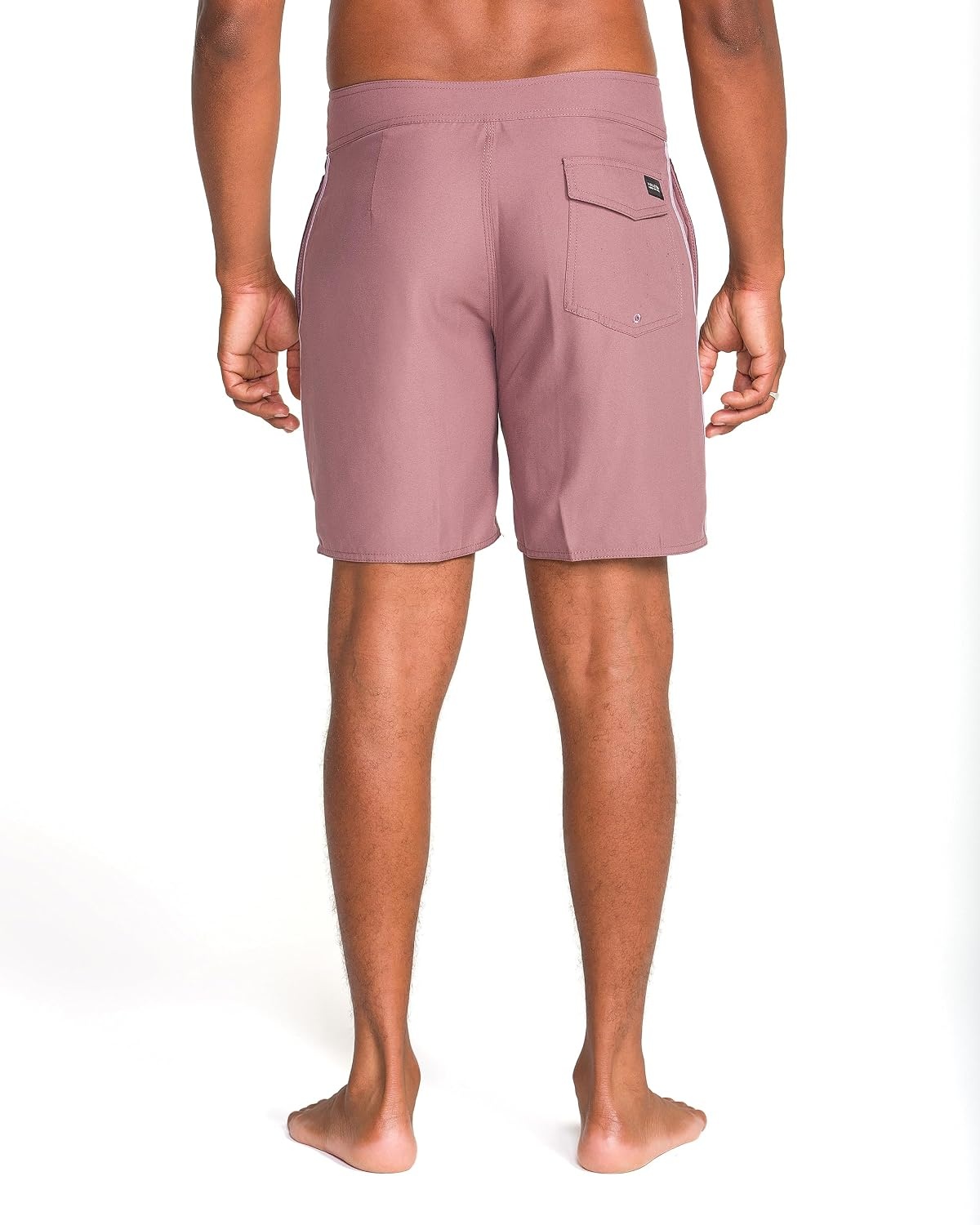 image:imageVolcom Mens 18 Boardshorts Stretch Swim Trunks with Drawstring Waist and Back Flap PocketLawton Bordeaux Brown