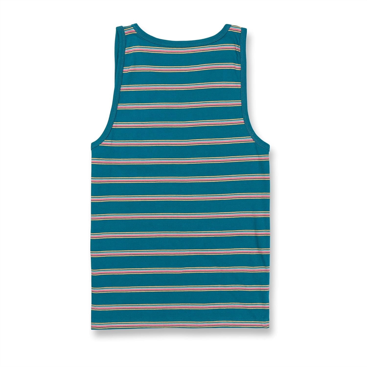 image:imageVolcom Mens Sylvan Striped Tank Top Soft Cotton Sleeveless Shirt with Yarndye Stripe PatternOcean Teal