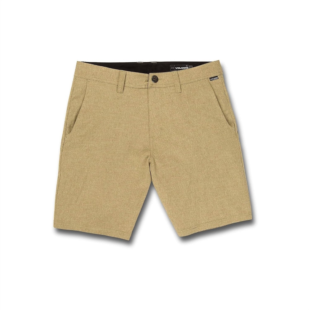 image:imageVolcom Mens Frickin Cross Shred 20 Hybrid Water Repellent ShortDark Khaki 1