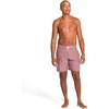 Volcom Men’s 18″ Boardshorts – Stretch Swim Trunks with Drawstring Waist and Back Flap Pocket(Lawton Bordeaux Brown)