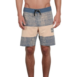 Volcom Men’s 18″ Boardshorts – Stretch Swim Trunks with Drawstring Waist and Back Flap Pocket(Pale Peach)