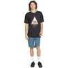 Volcom Men’s California Dreaming Short Sleeve Tee(Washed Black Heather)