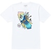 Volcom Men’s California Dreaming Short Sleeve Tee(White Cali)
