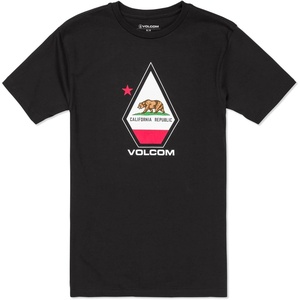 Volcom Men’s California Dreaming Short Sleeve Tee(Black Ca)