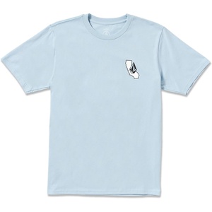Volcom Men’s California Dreaming Short Sleeve Tee(Carolina Blue)