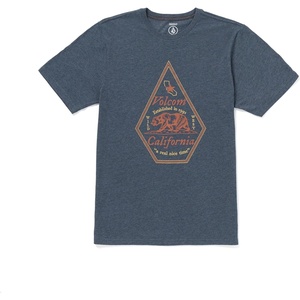 Volcom Men’s California Dreaming Short Sleeve Tee(Navy Heather)