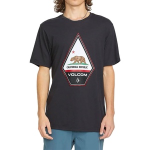 Volcom Men’s California Dreaming Short Sleeve Tee(Washed Black Heather)