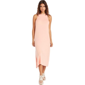 Volcom Women’s Stonelight Midi Dress(Hazey Pink)